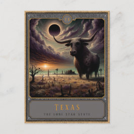 Texas | Postkarte Gothic Art