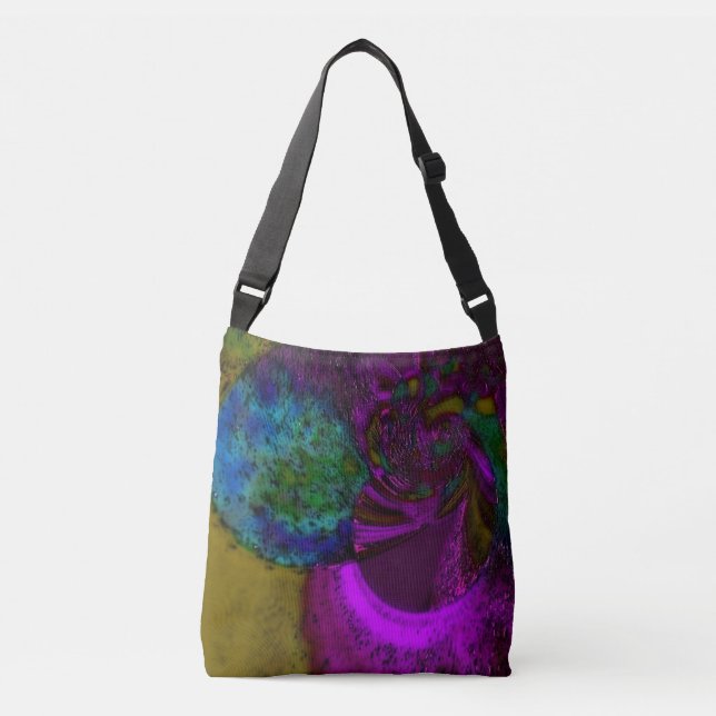 "Texas Prickly Birne" CrossBody Tote Bag Tragetaschen Mit Langen Trägern (Vorderseite)
