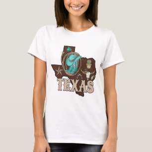 Texas Pride Cowboy Boot Südwest T - Shirt