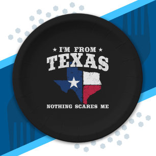 Texas Pride - Texas Meme - Staatenflagge Texas Pappteller