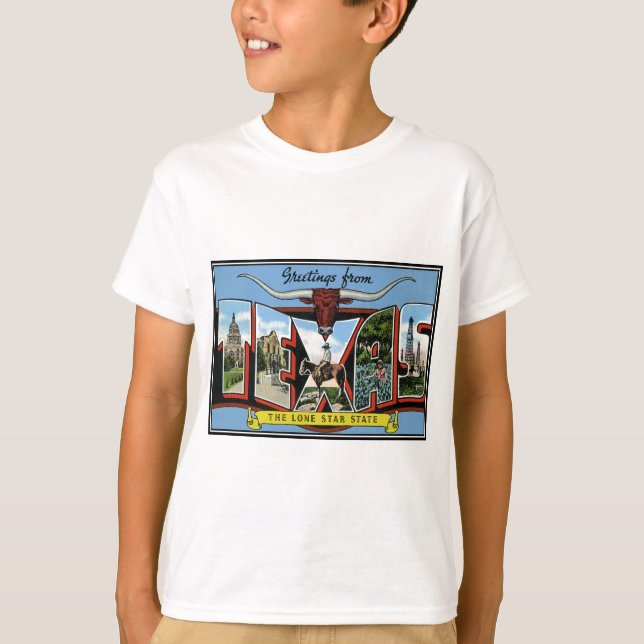 texas.Products Grüße aus Texas T-Shirt (Vorderseite)