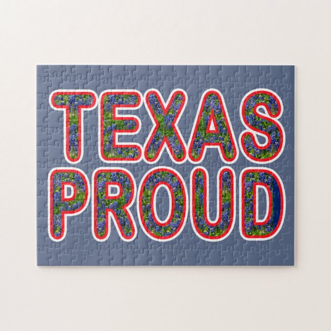 Texas Proud Bluebonnet (Horizontal)