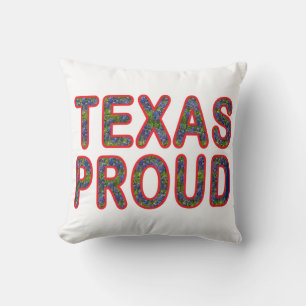 Texas Proud Bluebonnet Kissen