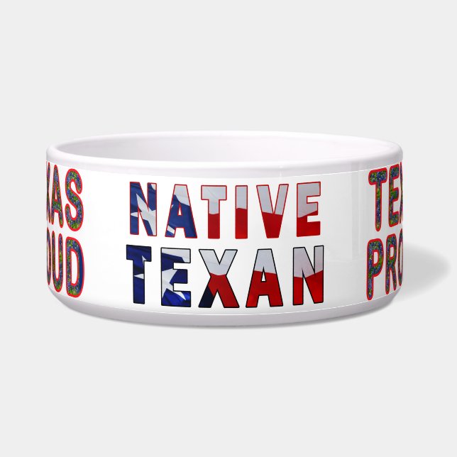 Texas Proud Bluebonnet Napf (Vorderseite)