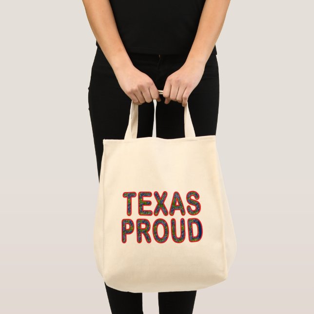 Texas Proud Bluebonnet Tragetasche (Vorderseite (Produkt))
