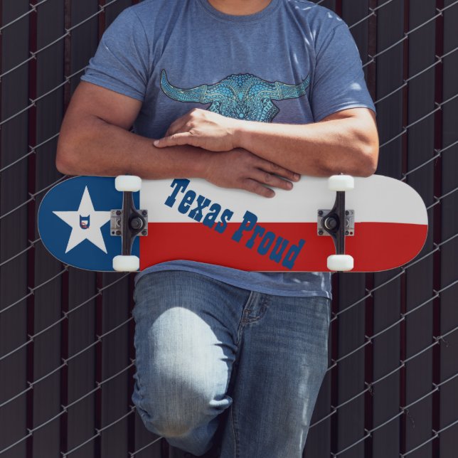 Texas Proud D Brand Skateboard (Außenbereich 3)