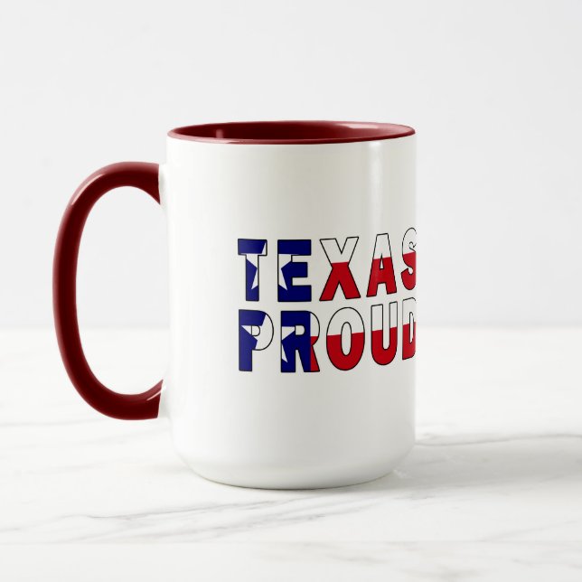 Texas Proud Flag Tasse (Links)