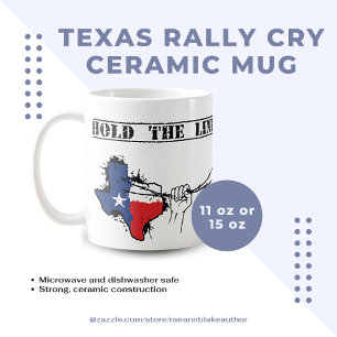 Texas Rally Cry Keramikbecher Kaffeetasse