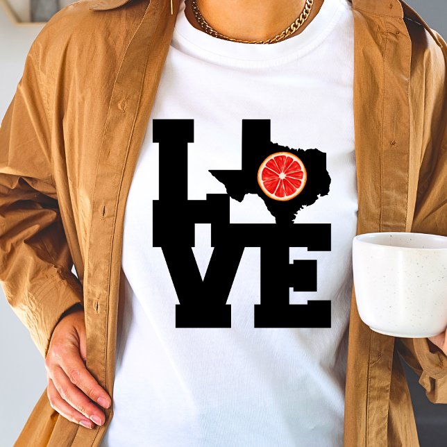 Texas Red Grapefruit Map T-Shirt (Von Creator hochgeladen)