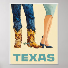 Texas-Reiseplakat  Poster