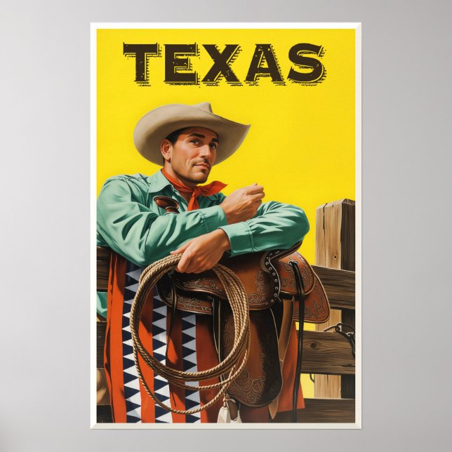 Texas Reiseplakat Poster (Vorne)