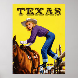 Texas Reiseplakat  Poster