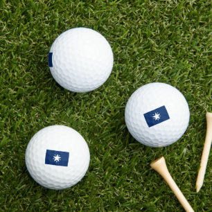 Texas Republic Flag Golf Balls Golfball