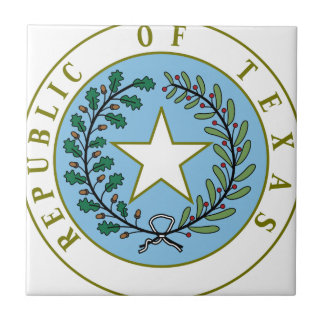 Texas (Republik der Texas-Siegel-Farbe) Fliese