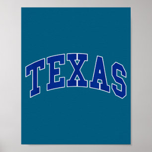 Texas - Retro-Design - klassisch Poster