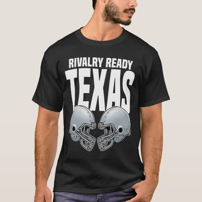 TEXAS RIVALRY READY - DALLAS FOOTBALL T-Shirt (Vorderseite)