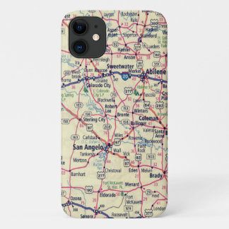 Texas Road Map Case-Mate iPhone Hülle