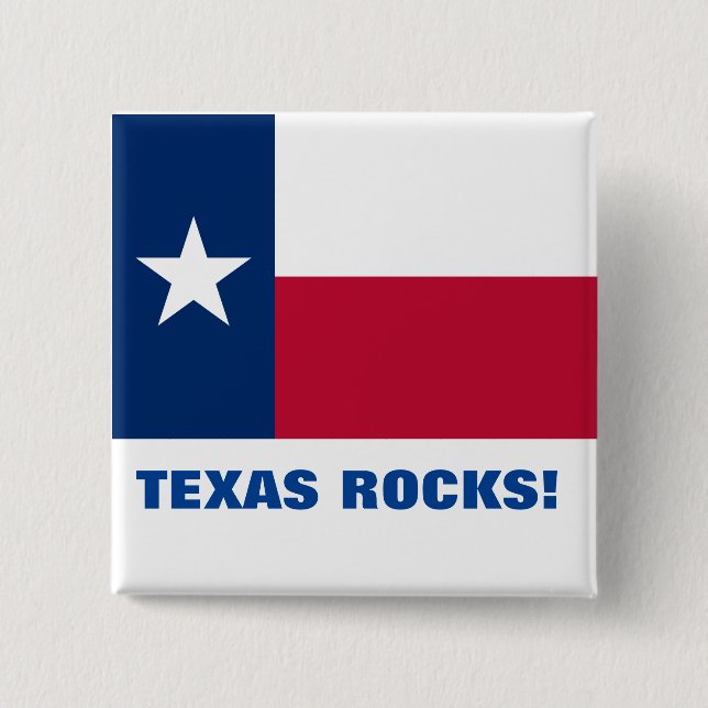 TEXAS ROCKS! BUTTON (Vorderseite)