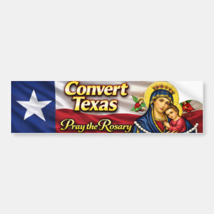 Texas-Rosenkranz-Aufkleber umwandeln Autoaufkleber