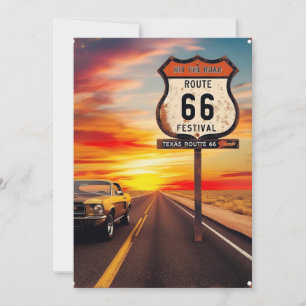 Texas Route 66 Festival Einladung