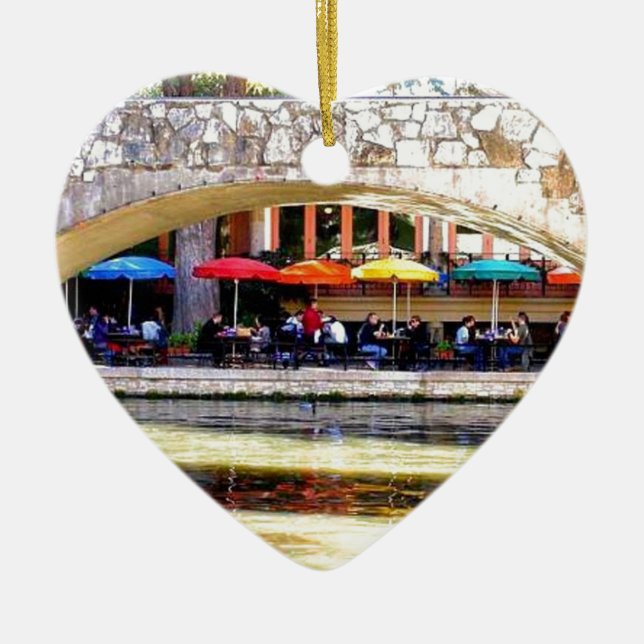 TEXAS - SAN ANTONIO 2 KERAMIKORNAMENT (Vorne)