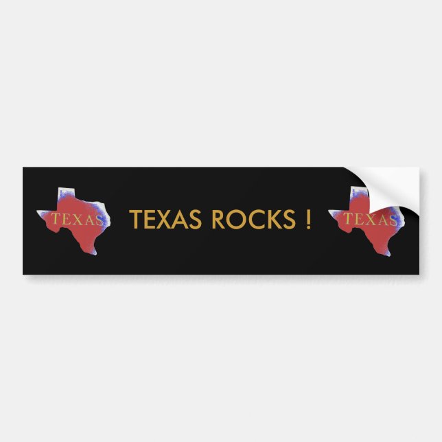 Texas schaukelt Autoaufkleber (Vorne)
