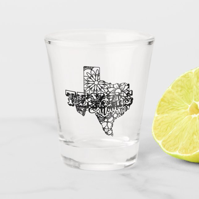 TEXAS SCHNAPSGLAS (Vorderseite)