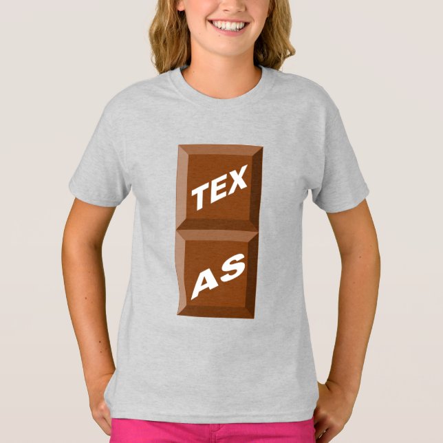 TEXAS SCHOKOLADE T-Shirt (Vorderseite)