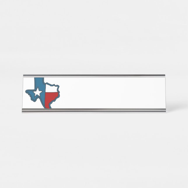 Texas Schreibtischnamensplakette (Vorderseite )
