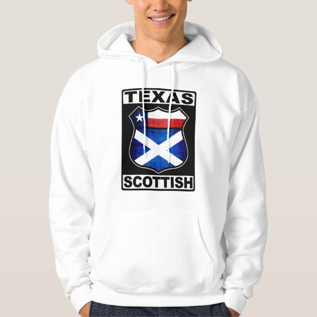 Texas Scottish American Hoodie (Vorderseite)