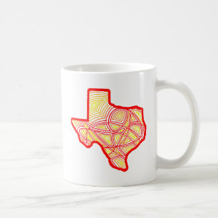 Texas Scribbleprint Kaffeetasse