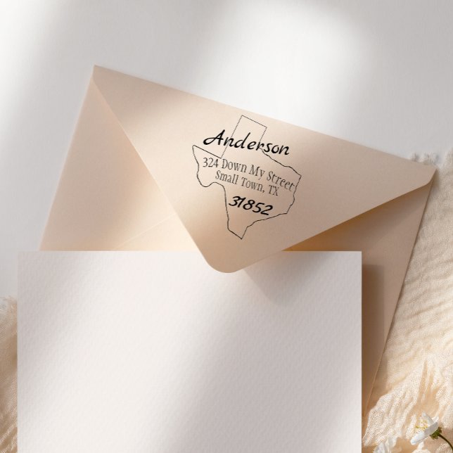 Texas Script Familienname Permastempel (Von Creator hochgeladen)