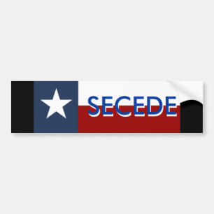 Texas Secede Autoaufkleber