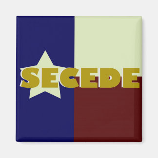 Texas SECEDE Quadratmagnet Magnet