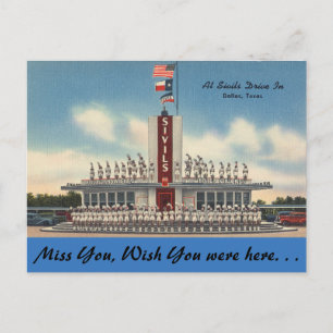 Texas, Sivils Drive In, Dallas Postkarte