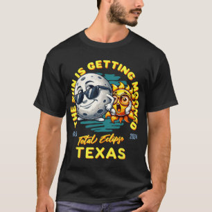 Texas Solar Eclipse Apr 8 2024 Sun gewinnt Mond T-Shirt