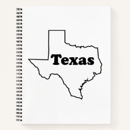 Texas Spiral Notebook Notizbuch