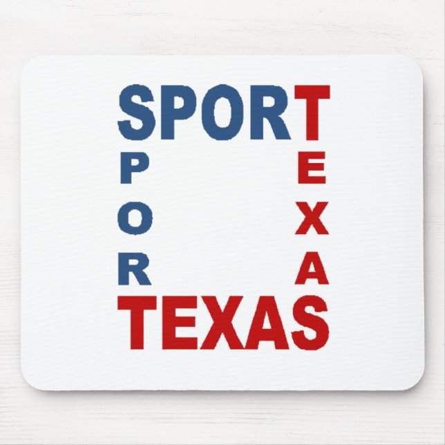 TEXAS-SPORT-MAUSEPPICH MOUSEPAD (Vorne)