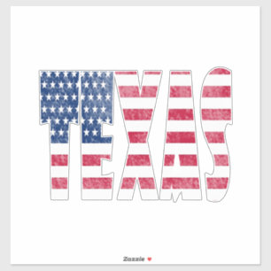 Texas-Staat Aufkleber