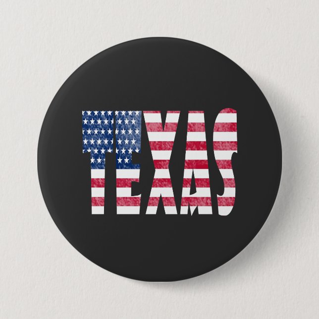 Texas-Staat  Button (Vorderseite)