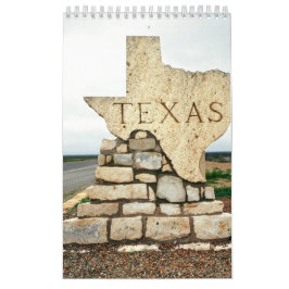 Texas Staat Collection Wall Calendar Kalender