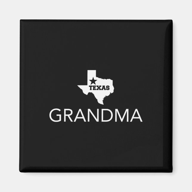 Texas Staat der TX Proud Oma Texas Vacat Magnet (Vorne)