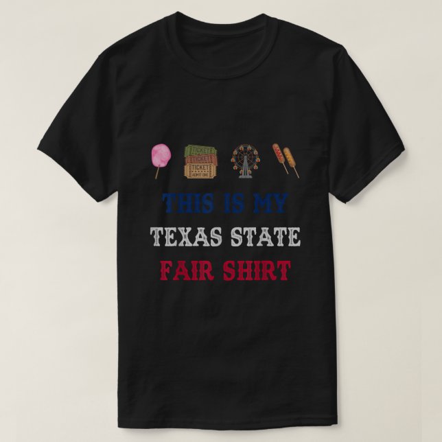 Texas Staat Fair Shirt (Design vorne)