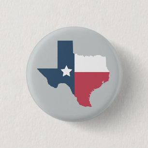 Texas-Staat - Flaggen-Button Button