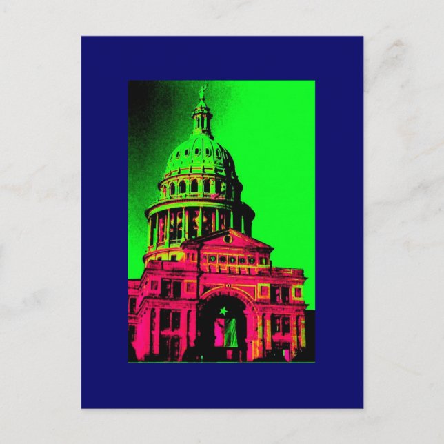 TEXAS STAAT HAUPTSTADT POSTCARD MULTI POSTKARTE (Vorderseite)