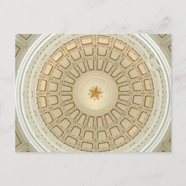 Texas Staat Hauptstadt Rotunda Postkarte (Vorderseite)