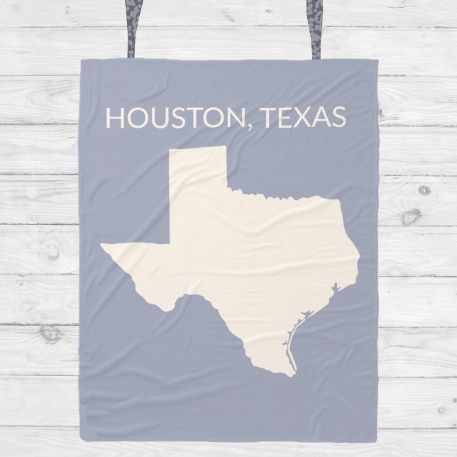 Texas Staat Map Wohngestaltung Fleecedecke (Von Creator hochgeladen)