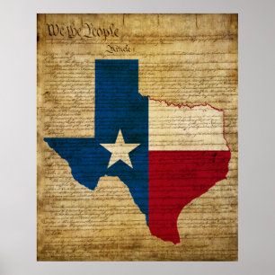 Texas-Staat Poster