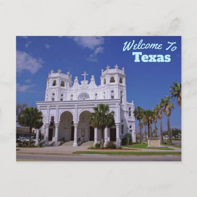 Texas Staat Postkarte (Vorderseite)