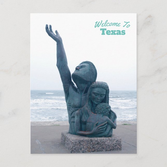 Texas Staat Postkarte (Vorderseite)